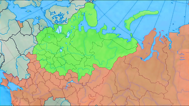 Карта регионов присутствия